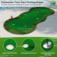 Filet d'entraînement de golf portable et pliable pour la pratique, idéal pour la cour, l'intérieur, l'extérieur et le driving range