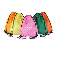 Sac à cordon en tissu Oxford polyester rouge avec impression de logo pour événements sportifs de football et de basketball, modèle YY Wenzhou