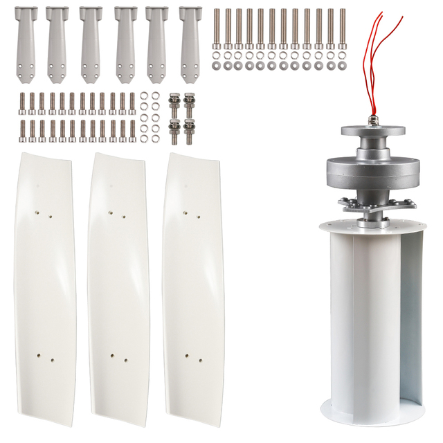 High Efficiency Maglev Wind Turbine 600W 800W 1kw 2kw 5kw Small Wind Generator Vertical Axis Turbine With Controller
