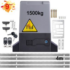 Gran oferta, abridor de puerta corredera inteligente de 1500kg con estante de 4m y 12mm, <span class=keywords><strong>Kit</strong></span> de Motor de puerta corredera de diseño moderno de alta calidad - Product Image 1