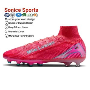 Chaussures de Football à Crampons Hybrides Hauts pour Femmes, Couleur Personnalisée, Chaussures de <span class=keywords><strong>Futsal</strong></span> Dernière Génération, pour Utilisation Été et Hiver, Fabricant Direct - Product Image 1