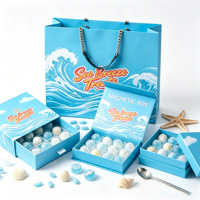 Boîte d'emballage personnalisée pour aliments pour bébés, impression couleur, boîte d'emballage alimentaire en carton blanc, boîte d'emballage recyclable pour gâteaux et biscuits