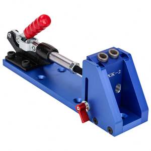 ANDUUK W-108 Aluminium legierung Heavy Duty Pocket Hole Fixture System Taschen loch Jig Set - Product Image 5