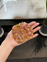 Bracelet en cristal naturel Sinyore - Citrine / Quartz jaune tour