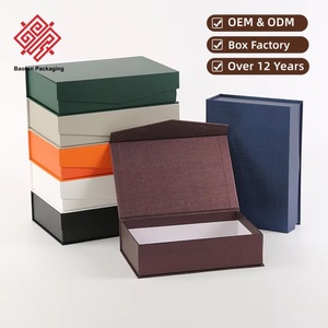 Baoren High-end Magnetic Book-style Reusable Gift Boxes for <b>Photo</b> <b>Frames</b> Custom Printing <b>Multiple</b> Colors Cosmetic Souvenir - Product Image 1