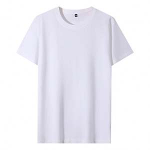 Camiseta personalizada de algodón de alta calidad al por mayor de fábrica para hombre, Camiseta de algodón 100% en blanco, Camisetas estampadas para hombre - Product Image 2