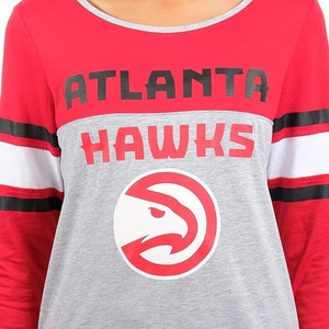 Maglia Ufficiale NBA da Donna Ultra Game, Manica Lunga Raglan, Modello Crop - Product Image 1