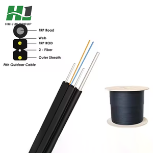 Câble à fibres optiques GJYXCH/GJYXFCH, câble de branchement FTTH intérieur, 1/2/4 cœurs, monomode, gaine LSZH pour l'installation d'<span class=keywords><strong>Internet</strong></span> par fibre optique - Product Image 3