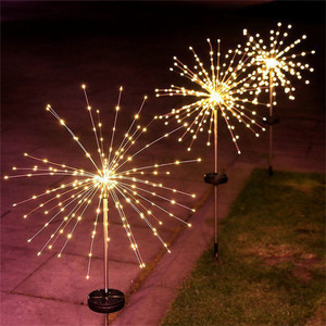 Lumières de feu d'artifice à énergie solaire, bricolage étanche 120/150LED pour jardin pelouse paysage vacances noël herbe <span class=keywords><strong>Glo</strong></span> lumière - Product Image 4