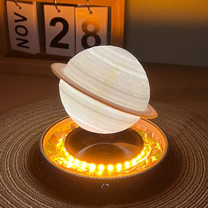 Floating 3D Printing Saturn LED Lamp Factory Price Magnetic Levitation Planet Home Ornament <b>Light</b> - Product Image 3