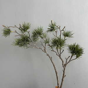 Rama <span class=keywords><strong>de</strong></span> Pino Artificial, Hoja Decorativa <span class=keywords><strong>de</strong></span> Thuja, Aguja <span class=keywords><strong>de</strong></span> Pino, Cedro, Pino <span class=keywords><strong>de</strong></span> Plástico, Larga Duración, Ecológico, para Interiores del Hogar - Product Image 3