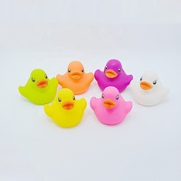 Assortiment flottant de bébé en PVC promotionnel en gros écologique en vrac jouet de canard de bain en caoutchouc