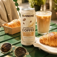 Café pétillant prêt à boire, boissons au café crémeuses et rafraîchissantes, café froid personnalisé aux multiples saveurs, boisson au café 330 ml en bouteille
