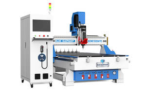 Fresadora CNC ATC de 3 Ejes Controlada por Syntec, Modelo 1325, para Trabajar Madera, Contrachapado, Cartón, PVC, Grabado y Corte - Product Image 3
