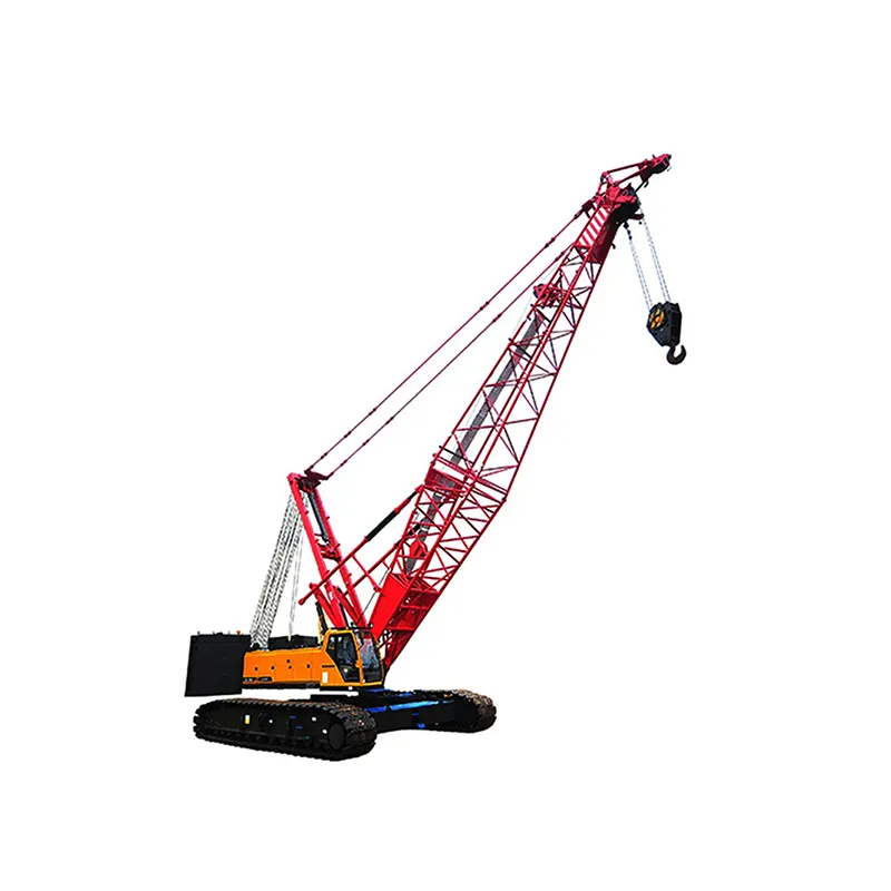 Crawler Crane hidrolik 150ton, crawler crane 150T SCC1500D stabilitas tinggi