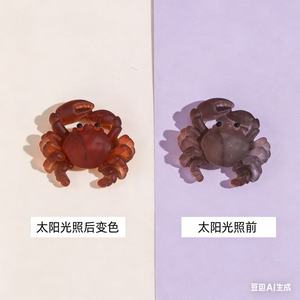 Accessoires en résine rouge vif pour bijoux DIY, crabe et crevettes, collection Printemps 2026, origine Yiwu XH0006 - Product Image 3