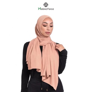 2024 Haute Qualité Pas Cher Personnalisé Nouveau Design Style Arabe Couleur Unie <span class=keywords><strong>Hijab</strong></span> Jersey <span class=keywords><strong>Hijab</strong></span> Écharpe Femmes <span class=keywords><strong>Hijab</strong></span> Musulman Al <span class=keywords><strong>Por</strong></span> Mayor - Product Image 1