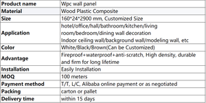 Waterproof Wood Grain WPC Fluted Wall Panel <strong>PVC</strong> Laminated Grooved Board <strong>Cladding</strong> <strong>for</strong> Fireproof <strong>Bathroom</strong> <strong>for</strong> Living Room Hotel - Product Image 2