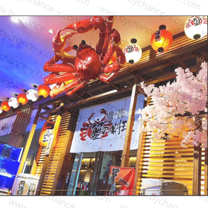 <span class=keywords><strong>D</strong></span>écoration de devanture attrayante statues de crabe royal géant grand modèle de crabe Matsuba artificiel pour le marketing de magasin de fruits de mer <span class=keywords><strong>d</strong></span> - Product Image 2