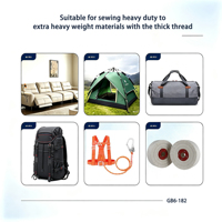 Günstige, extra robuste, große Shuttle-Hook-Nähmaschine für Sofa und Leder mit dickem Faden