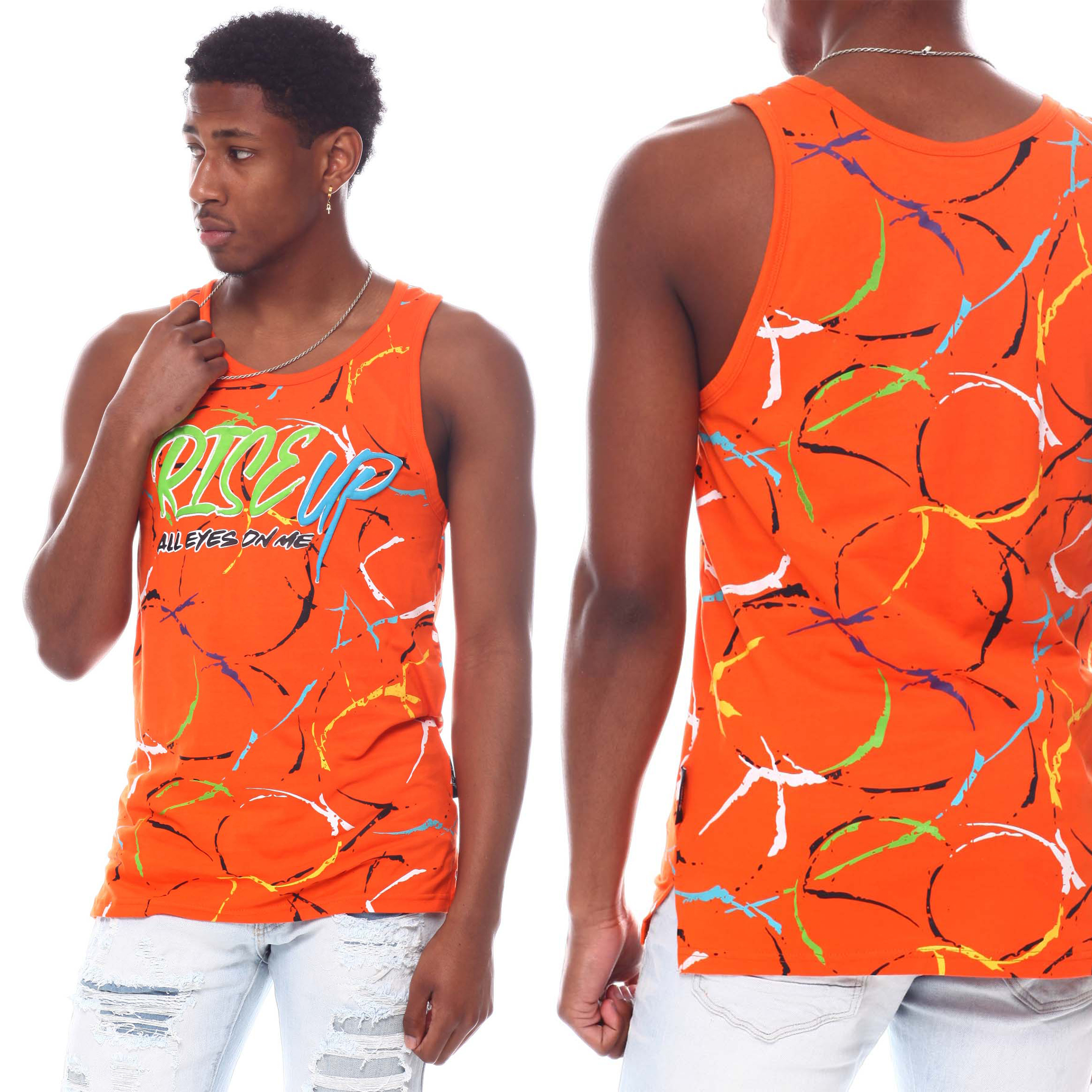 Design Your Own Cotton Plain Custom Fitness Colorful Tank Top For Men