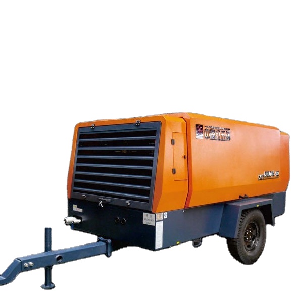 Портативный Дизельный колесный винтовой воздушный компрессор 530cfm 13 бар для буровой установки