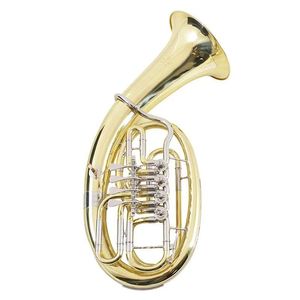 <span class=keywords><strong>Tuba</strong></span> BB Tone avec corps en laiton jaune à quatre touches plates Finition laqué<span class=keywords><strong>e</strong></span> doré<span class=keywords><strong>e</strong></span> Grande capacité de maintien - Product Image 3