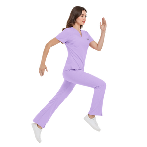 42389 Vêtements <span class=keywords><strong>de</strong></span> travail extensibles personnalisés pour femmes, différents modèles, couleur unie, vente en gros, ensemble <span class=keywords><strong>de</strong></span> luxe, Guangzhou - Product Image 1