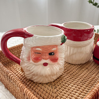 Tasse à café en céramique Cchristmasta tasses pour enfants ensembles de vaisselle fête nordique blanc céramique Sauce plat mignon lapin ensemble en céramique