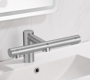 Çok fonksiyonlu fotoselli banyo lavabo musluğu 3 in 1 hareket otomatik sensör musluk - Product Image 6