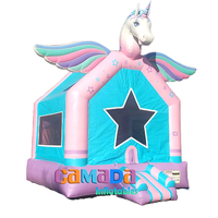 Venta Caliente: Castillo Hinchable Temático de Unicornio y Caballos para Niños con Soplador