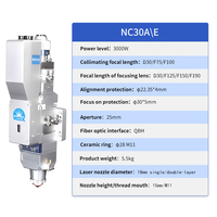 Kit de découpe laser à fibre HXLASER 2D 3D 1.5KW 2KW 3KW 6KW avec têtes de découpe laser Wsx, série KC et série NC, à mise au point manuelle et automatique
