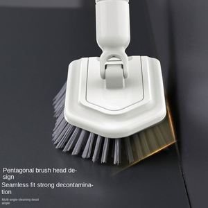 Factory Direct Long Handle Bath and Kitchen Cleaning Brush Special Cross-Border Foreign Trade with Bristle Floor Seam Brush - Product Image 3