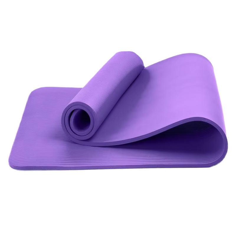 NBR Yoga Mat 8mm Thickness Eco Friendly Non Slip Yoga Mat High Quality Fitness Mat Camping Sleeping Pad Sport Products Rubber