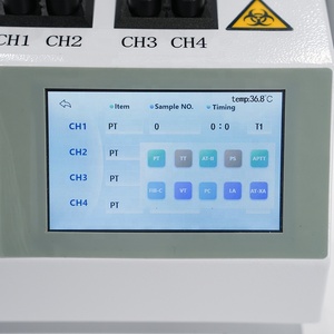 Analizador de Coagulación Sanguínea BIOBASE de Sobremesa, 4 Canales, Pantalla Táctil, Almacenamiento de 200,000 Resultados, Analizador de Coagulación para Laboratorio - Product Image 5