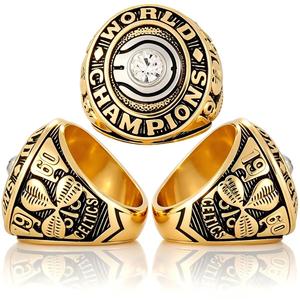 Bague de champion des Céltiques 1957-59 60 61 62 63 en alliage, style rétro simple, souvenir pour les fans - Product Image 3