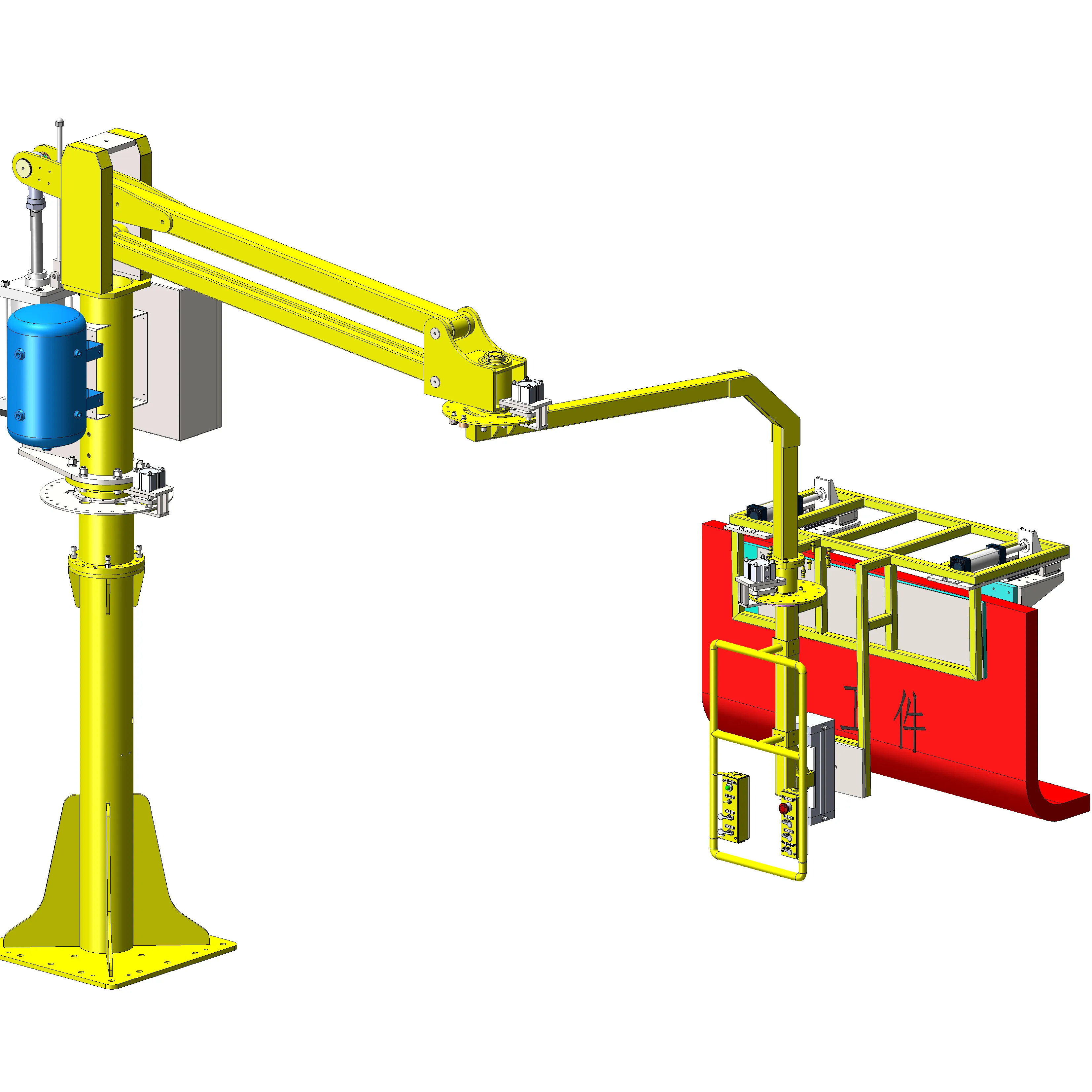 Air Conditioning Condensing Panel lifting manipulator machine block brick lifting device with clamp