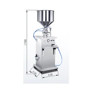 Máquina de llenado de botellas semiautomática, para aceite líquido, etc.