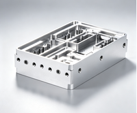 Boîtier métallique en aluminium usiné CNC de haute précision sur mesure pour l'électronique de communication