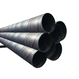 중국 제조자 1400mm 직경에 의하여 용접되는 강관 탄소 강철 나선 기름 파이프라인 건축을 위한 둥근 강관