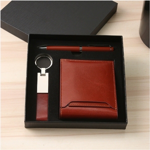 Set regalo Business Logo personalizzato portafoglio porta biglietti da visita portachiavi penna-per la <span class=keywords><strong>giornata</strong></span> degli <span class=keywords><strong>insegnanti</strong></span> o regali aziendali - Product Image 4