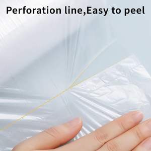 Clear Plastic Produce Roll Bags, Food Storage Flat Bags for <b>Fruits</b>, Vegetables, Bread, Baby Food and Snack Packaging - Product Image 4