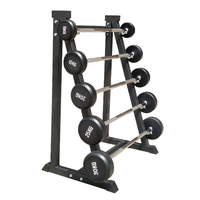 Snbo équipement de gymnastique poids enduits de caoutchouc haltères barre de courbure droite Fitness Set10kg 15kg 20kg 25 kg 30kg ensembles d'haltères fixes