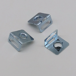 Crochet mural pour <span class=keywords><strong>album</strong></span> photo, cadre photo, en fer carré à trou unique, sans clou, dissimulé, argenté, galvanisé, 13x11 mm, Hongzun - Product Image 4