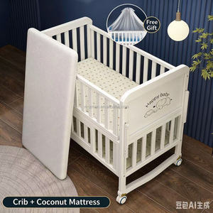 NZMAN Europees model multifunctionele houten babywieg modern design voor pasgeborenen voor gebruik in hotelkamers, buiten en woonkamers - Product Image 4