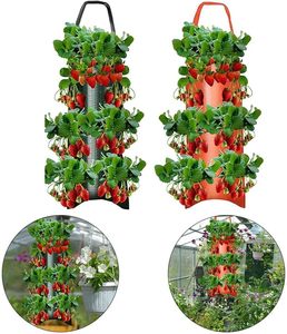Sacs de culture de fraises de 3 gallons en gros d'usine, 10 pièces, en PE et feutre, sacs de culture pour plantes - Product Image 1