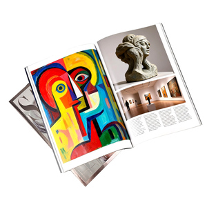 Brochure personnalisée couleur A5/A4 en papier d'<span class=keywords><strong>art</strong></span>, livret de production, manuel d'instructions, dépliant, <span class=keywords><strong>magazine</strong></span>, catalogue de produits – Impression parfaite - Product Image 1
