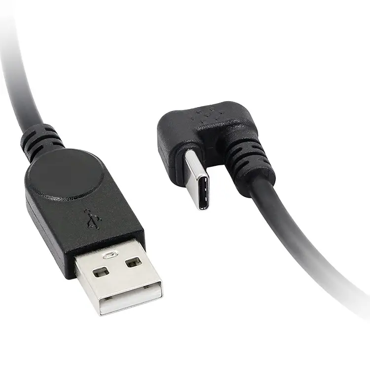 U-Form 180-Grad-Winkel USB C Schnelles Datensynchronisations-Ladekabel