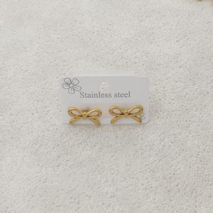 ज्यामितीय इयररिंग्स थोक स्टेनलेस स्टील गहने लकड़ी के गहने लकड़ी के सोने की सलियां फैशनेबल महिलाओं 18k सोना हाइपोएलर्जेनिक - Product Image 6