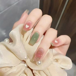 <span class=keywords><strong>Uñas</strong></span> Postizas de Color <span class=keywords><strong>Rosa</strong></span> Almendra Natural, 24 Piezas, Hechas a Máquina, Semimanuales, Acrílicas, Venta al por Mayor <span class=keywords><strong>para</strong></span> Dedos - Product Image 6